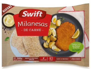 MILANESA VACUNA SWIFT 500GR