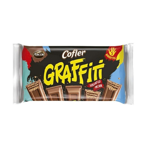 OBLEA COFLER GRAFITTI CHOCOLATE 45GR