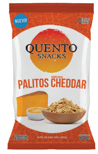 PALITOS QUENTO CHEDDAR 100GR