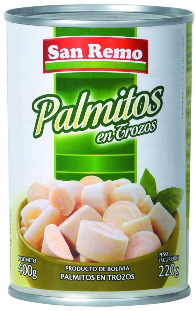 PALMITO EN TROZO SAN REMO 400GR