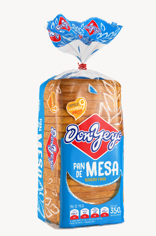 PAN DE MESA DON YEYO 350GR