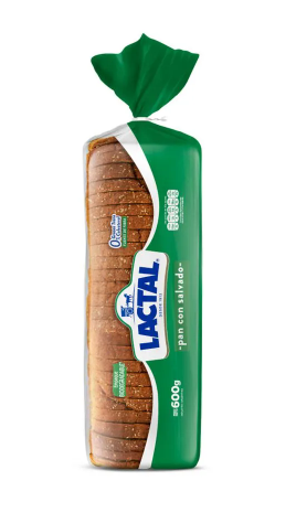 PAN DE SALVADO LACTAL 560GR