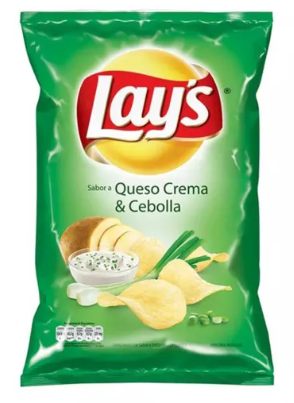 PAPAS FRITAS LAYS QUESO Y CEBOLLA 34GR