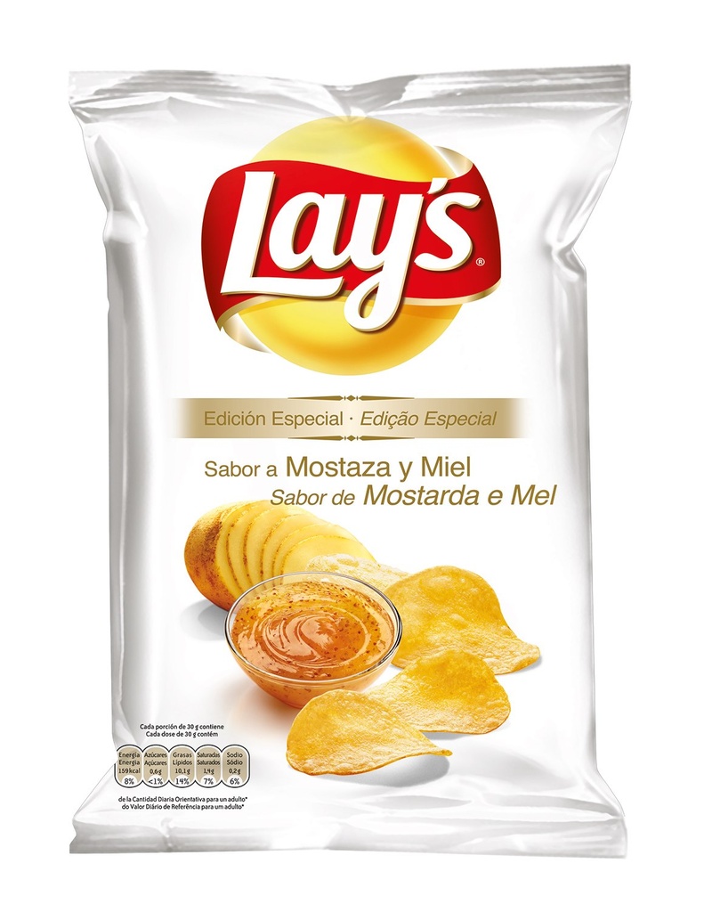 PAPAS LAYS MOSTAZA Y MIEL 77GR