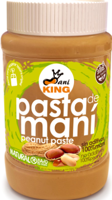 PASTA DE MANI NATURAL KING 485G