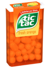 PASTILLAS TIC TAC NARANJA 