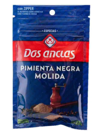 PIMIENTA NEGRA MOLIDA DOS ANCLAS