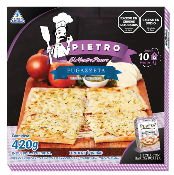 PIZZA FUGAZZETA PIETRO 420GR