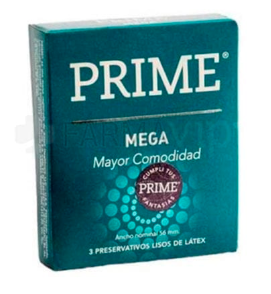 PRESERVATIVO PRIME MEGA X3