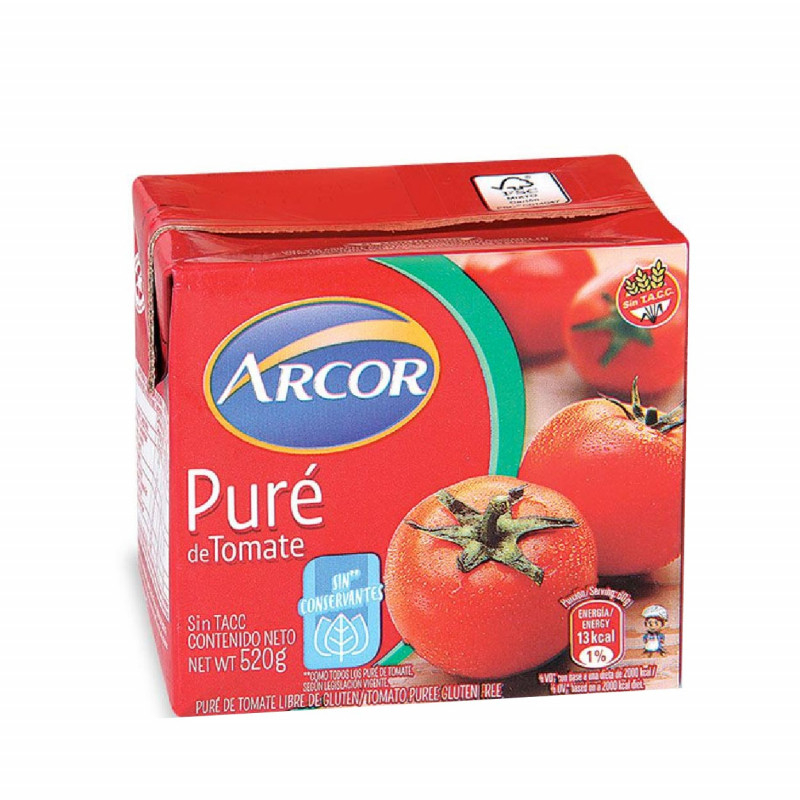 PURE DE TOMATE ARCOR 530G