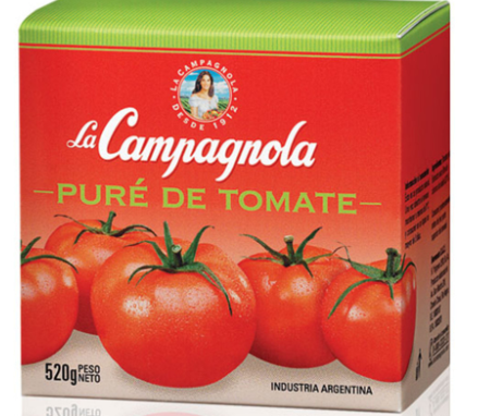 PURE DE TOMATE LA CAMPAGNOLA 520G