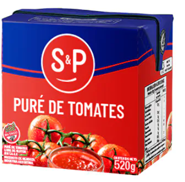 PURE DE TOMATE S&P 520GR