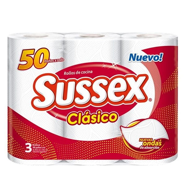 ROLLO DE COCINA SUSSEX CLASICO 50 PAÑOS