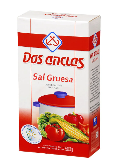 SAL GRUESA DOS ANCLAS ESTUCHE 500GR