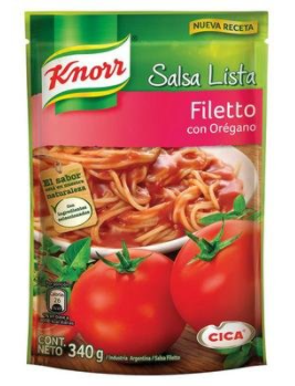 SALSA KNORR FILETTO 340GR