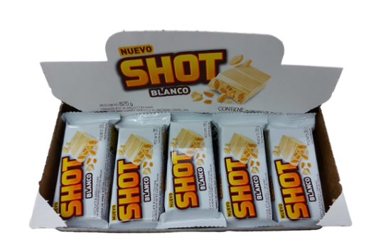 CHOCOLATE SHOT BLANCO 35GR