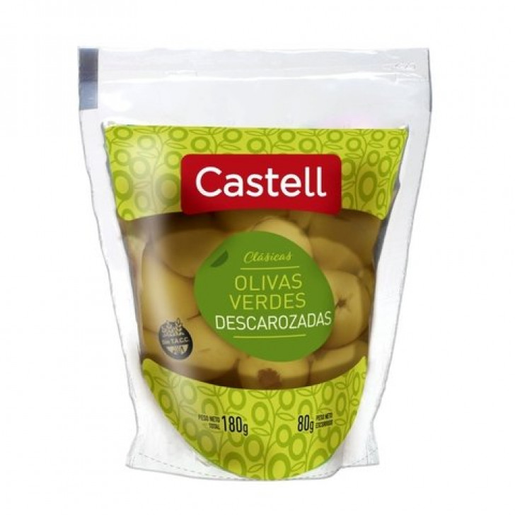 ACEITUNAS CASTELL DESCAROZADA 80GR