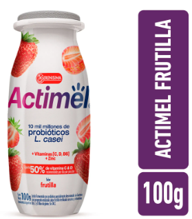 ACTIMEL SABOR FRUTILLA LIBRE DE SELLOS