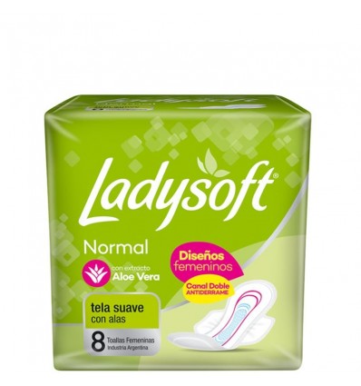 TOALLITAS FEMENINAS LADYSOFT NORMAL SUAVE 8U