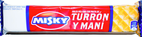 TURRON DE MANI MISKY 25GR