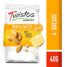 TWISTOS MINI TOSTADAS QUESO 40GR