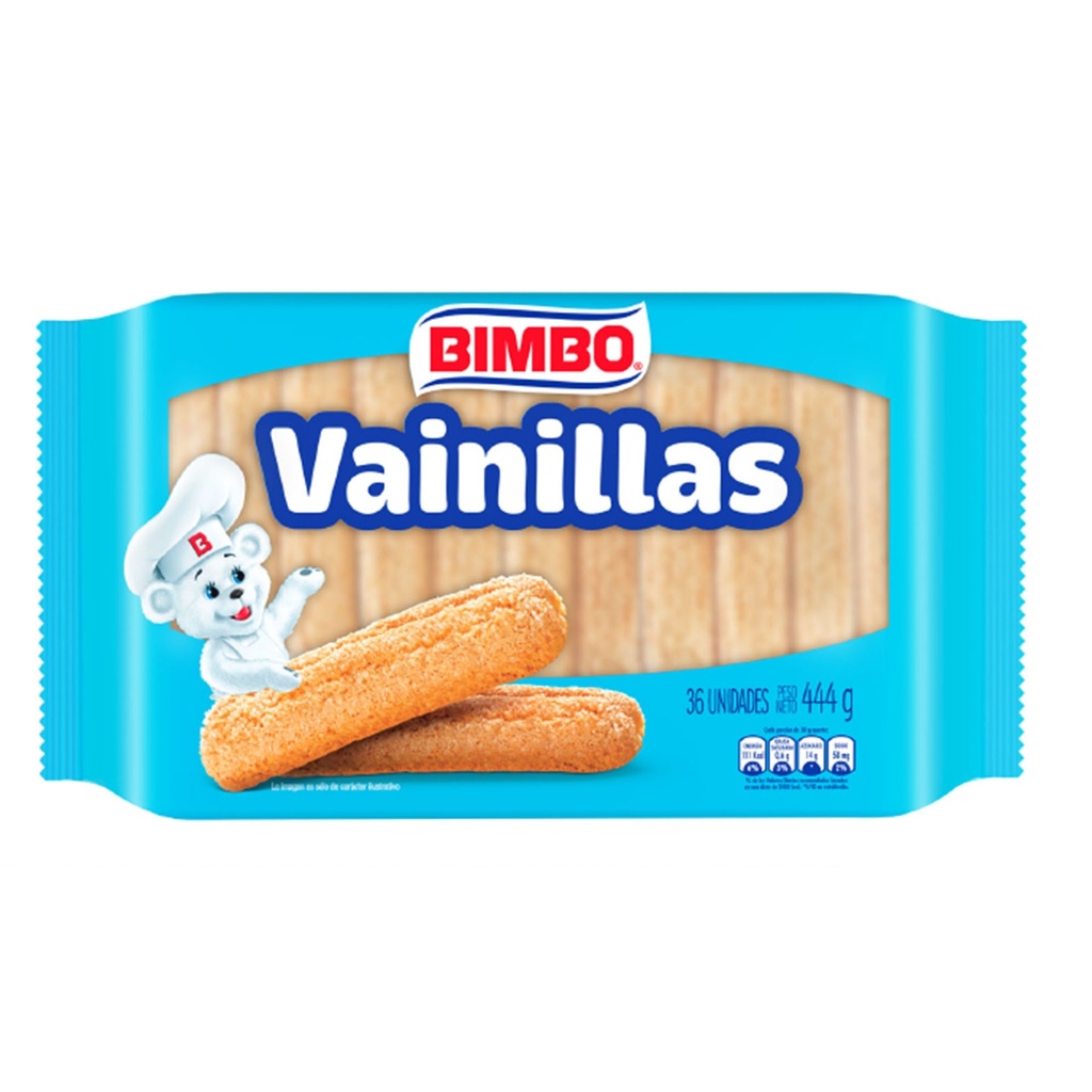 VAINILLAS BIMBO 36 UNIDADES