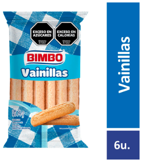 VAINILLAS BIMBO 6 UNIDADES