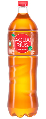 AGUA SABORIZADA AQUARIUS MANZANA 1,5L