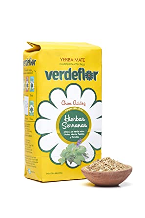 YERBA MATE VERDEFLOR HIERBAS SERRANAS 500G