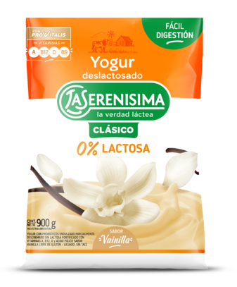 YOGURT BEBIBLE LA SERENISIMA 0% LACTOSA VAINILLA 900GR