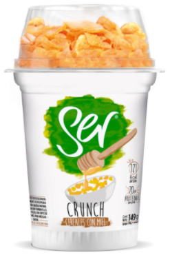 YOGURT SER CRUNCH CEREALES CON MIEL 166GR