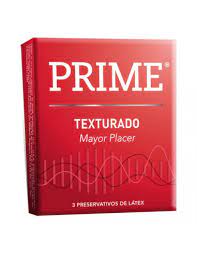 PRESERVATIVOS PRIME TEXTURADOS X3