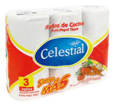 ROLLO DE COCINA CELESTIAL 40 PAÑOS