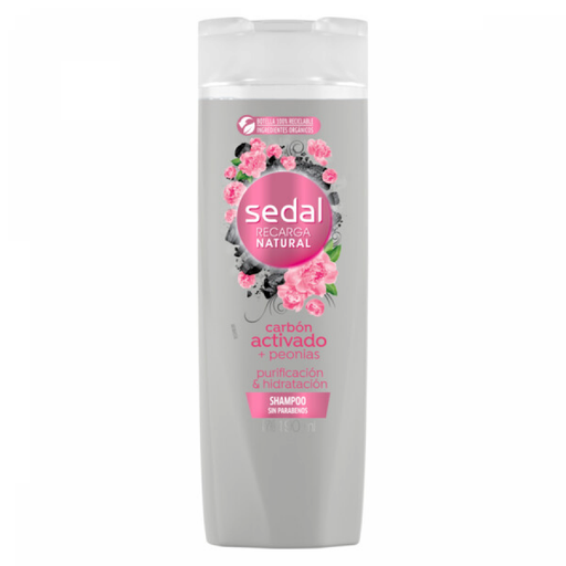 SHAMPOO SEDAL CARBON ACTIVADO Y PEONIAS 190ML