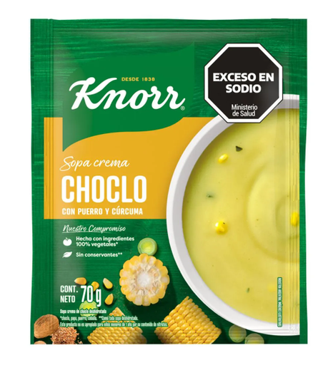 SOPA CREMA KNORR CHOCLO CON PUERRO 70GR