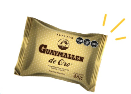 ALFAJOR GUAYMAYEN ORO