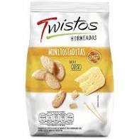 TWISTOS MINI TOSTADAS 4 QUESOS 95GR