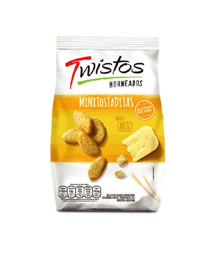 TWISTOS MINI TOSTADAS QUESO 100GR