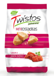 TWISTOS MINI TOSTADITAS JAMON IBERICO 95GR