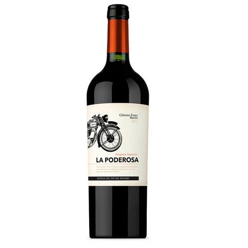 VINO TINTO LA PODEROSA CABERNET FRANC MERLOT 750CC