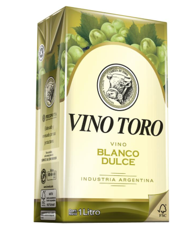 VINO TORO BLANCO DULCE TETRABRICK 1L