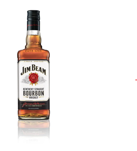 WHISKY JIM BEAN BOURBON 750CC