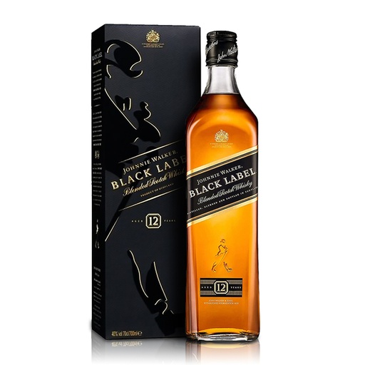 WHISKY JOHNNIE WALKER ETIQUETA NEGRA 750CC