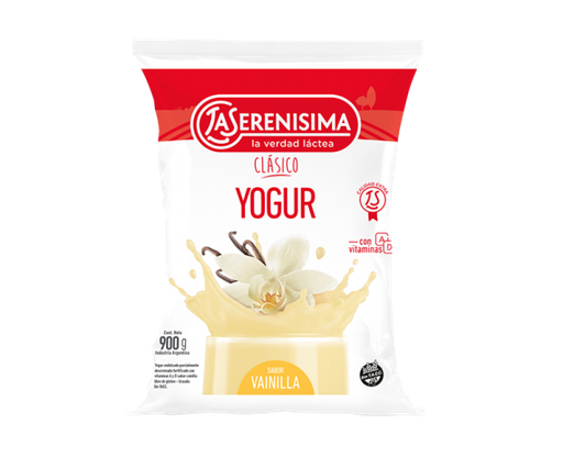 YOGURT BEBIBLE LA SERENISIMA CLASICO VAINILLA 900ML