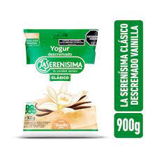 YOGURT BEBIBLE LA SERENISIMA DESCREMADO VAINILLA 900ML