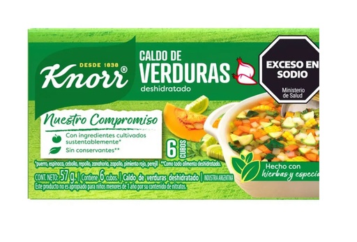 CALDO DE VERDURA KNORR 6U