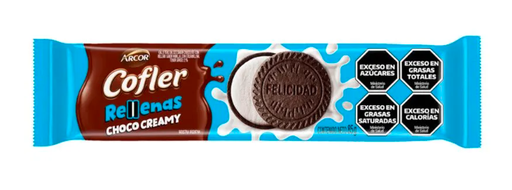 GALLETITAS COFLER RELLENAS CHOCO CREAMY 85GR