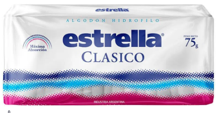 ALGODON ESTRELLA CLASICO 75GR