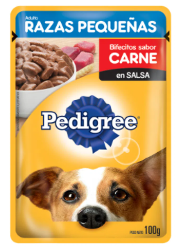 ALIMENTO PARA PERRO PEDIGREE SOBRECITO SABOR CARNE 