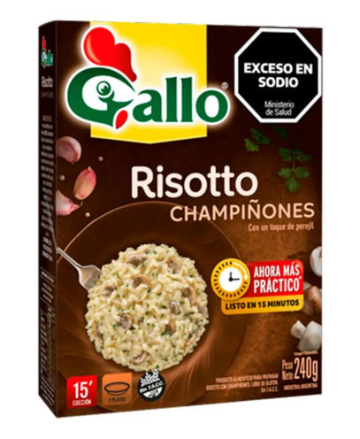 ARROZ GALLO RISOTTO CHAMPIGNONES